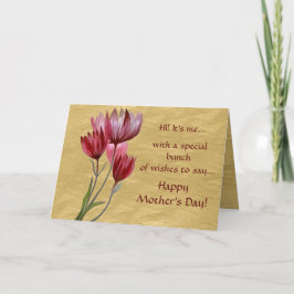 Muttertag der Grußkarte Karte