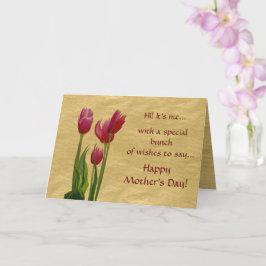 Muttertag der Grußkarte Karte