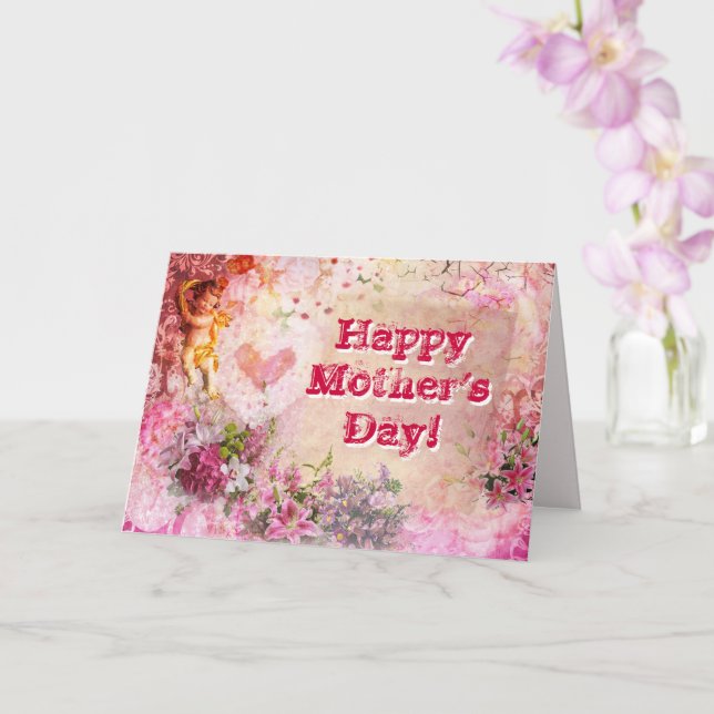 Muttertag der Künstlerin Karte (Orchidee)