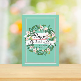 Muttertag der Lieblingsfarbe der Mama Karte