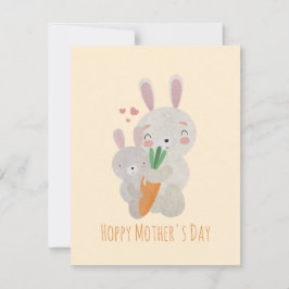 Muttertag der Mohn Mitteilungskarte