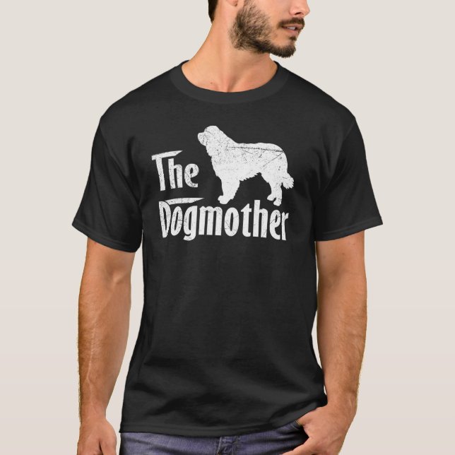 Muttertag der Neufundland-Mama T-Shirt (Vorderseite)