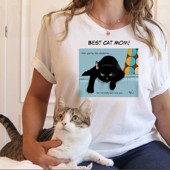 Muttertag der Schwarzen Katze T-Shirt (Von Creator hochgeladen)