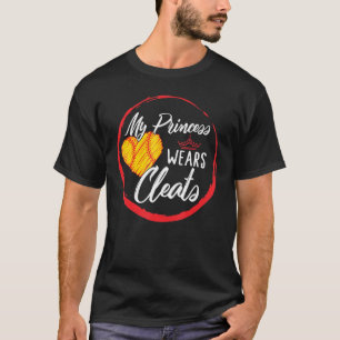Muttertag der Softball-Mutter, meine Prinzessin tr T-Shirt