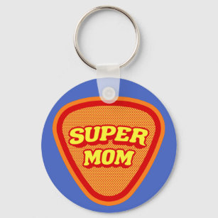 Muttertag der Super-Mama Schlüsselanhänger