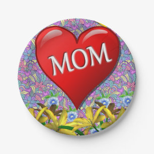 Muttertag der Teller