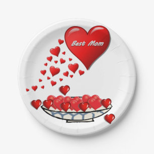 Muttertag der Teller