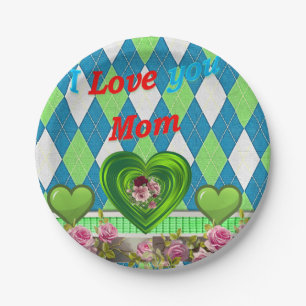 Muttertag der Teller