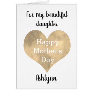 Muttertag der Tochter