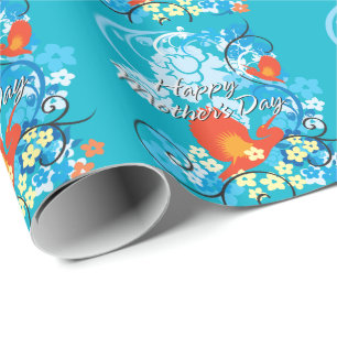 Muttertag des Glücks 33 Geschenkpapier