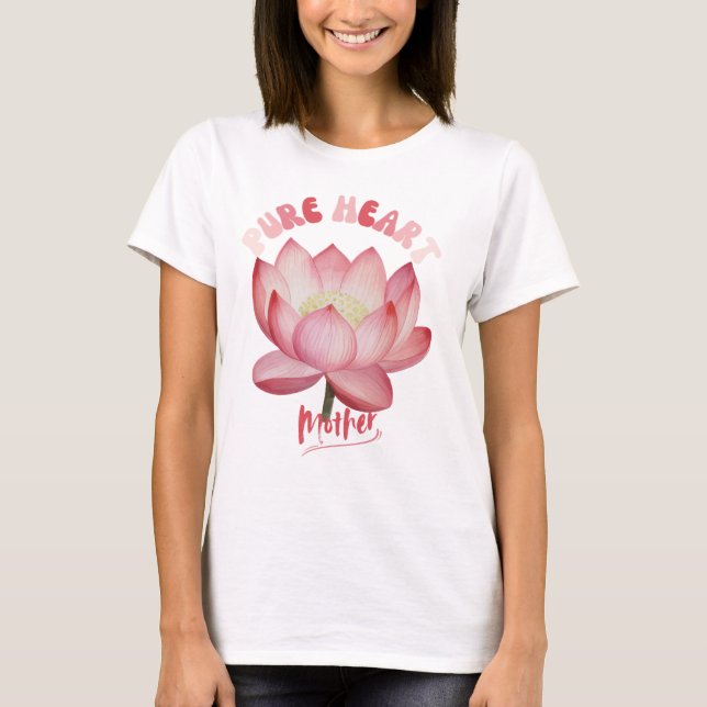 Muttertag des reinen Herzens T-Shirt (Vorderseite)