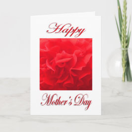 Muttertag Dianthus Rote Blume Karte