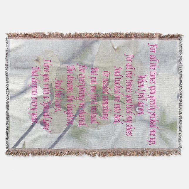 Muttertag Dogwood Decke (Vorderseite)