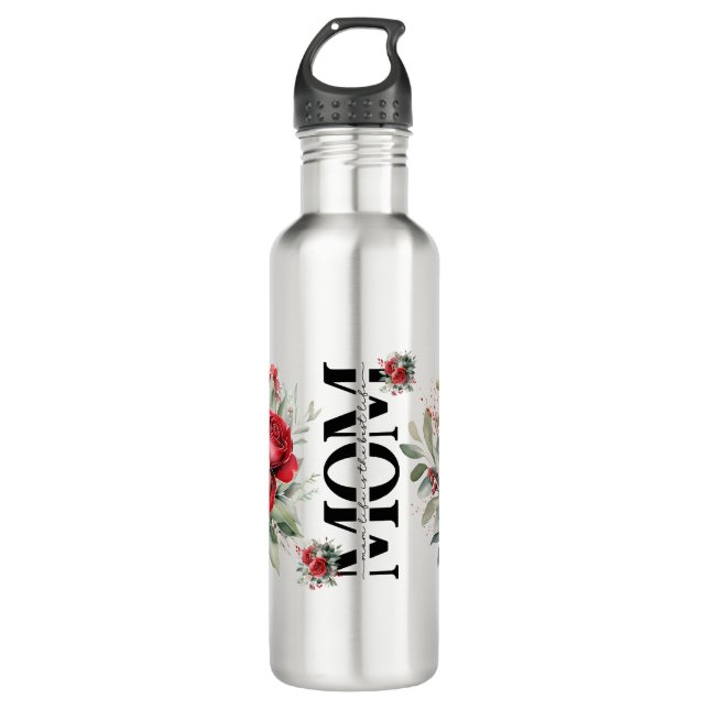 Muttertag Edelstahlflasche (Vorderseite)