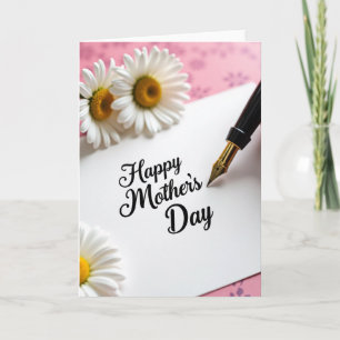 Muttertag Elegante Schriftkarte Karte