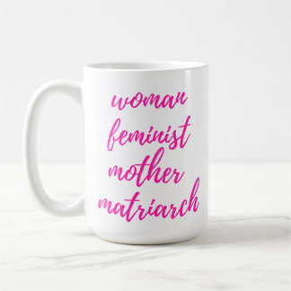 Muttertag Feministin Frau Hellrosa Kaffeetasse