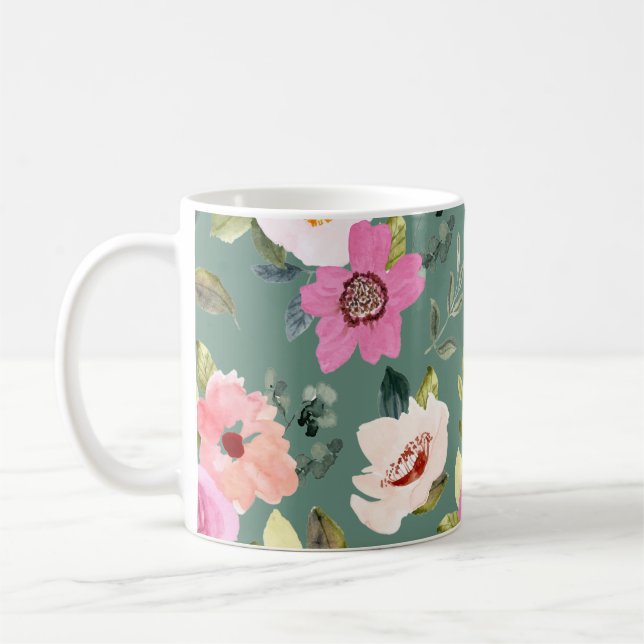 Muttertag Floral Kaffeetasse (Links)