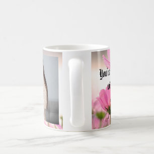 Muttertag Florale Dreier-Foto-Collage Kaffeetass Kaffeetasse