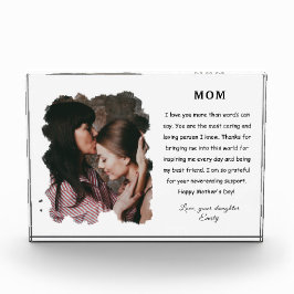 Muttertag Foto süße Nachricht Tochter modern