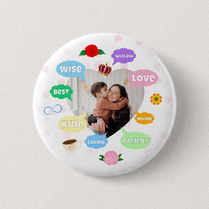 Muttertag Foto Wortwolken Beste Mutter Mutter Button