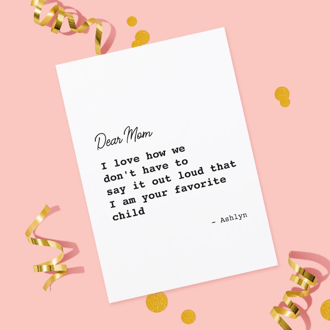 Muttertag Funny Karte (Von Creator hochgeladen)