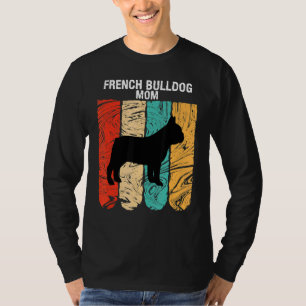Muttertag für Hunde Muttersprache Französisch Bull T-Shirt