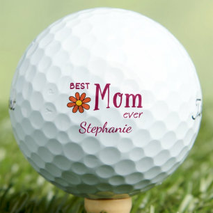 Muttertag für Mama - Rosa Geschenk für die beste M Golfball
