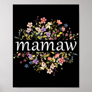 Muttertag für Mama Wildblume Blumenfrauen#39; #3 Poster