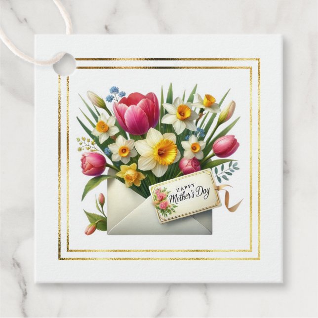 Muttertag Geschenk-Anhänger Geschenkanhänger (Vorderseite)