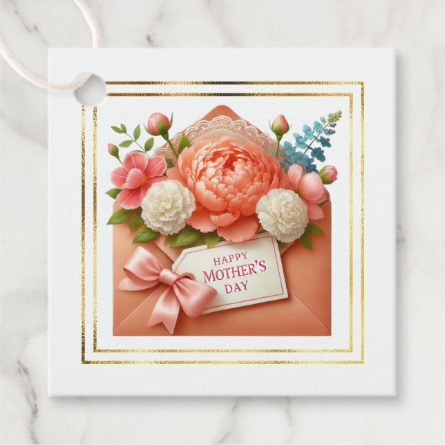 Muttertag Geschenk-Anhänger Geschenkanhänger (Vorderseite)