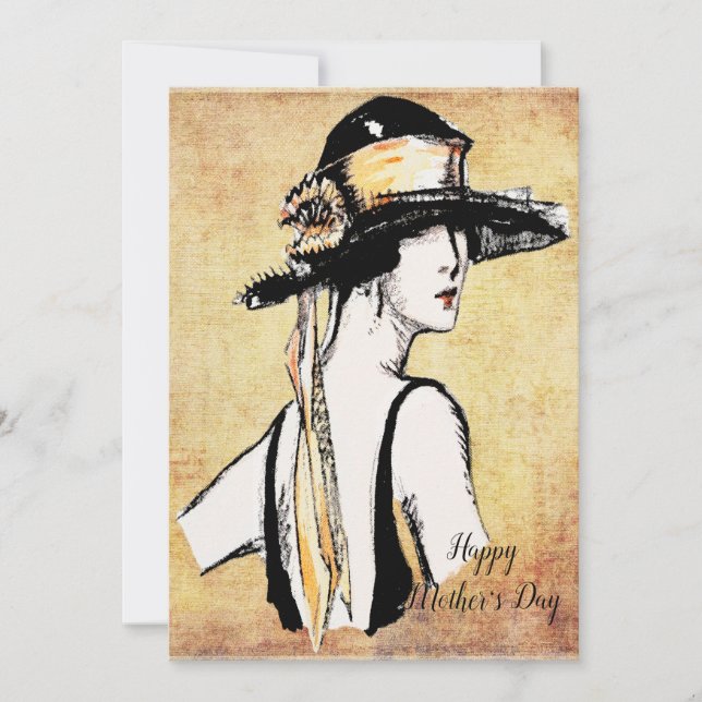Muttertag/Geschenk für Mama/Vintage Karte (Vorderseite)