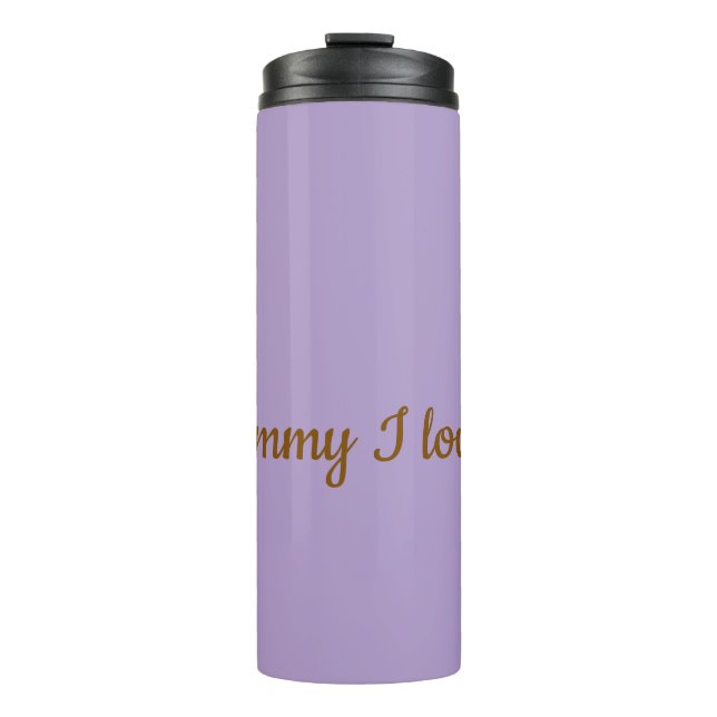 Muttertag Geschenk Thermosbecher (Vorderseite)