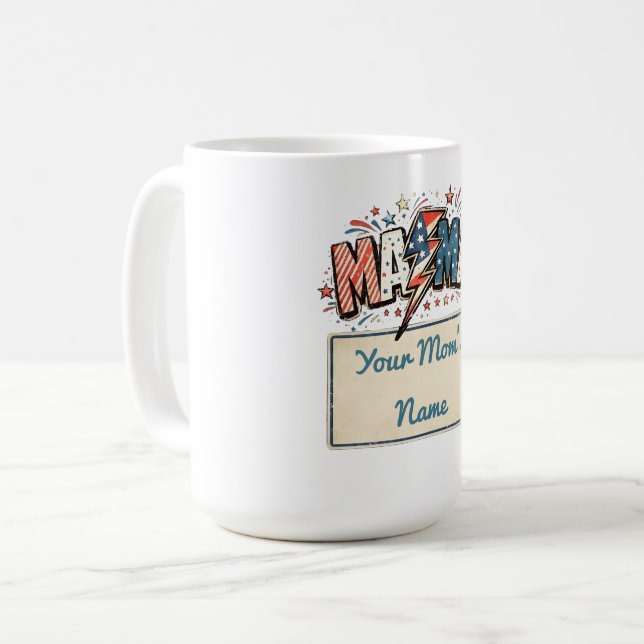 Muttertag Geschenke - Mama  Kaffeetasse (Vorderseite Links)