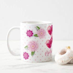 Muttertag - Geschenktasse Blumenbeete Ornament Kaffeetasse