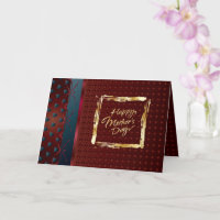 Muttertag Gold Briefe Elegante Lila Herzen