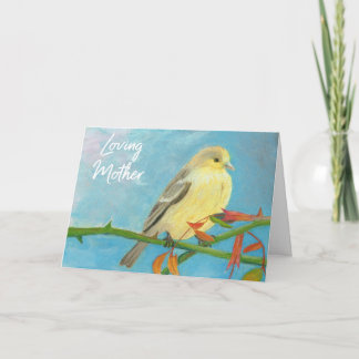 Muttertag Goldfinch Dankeskarte