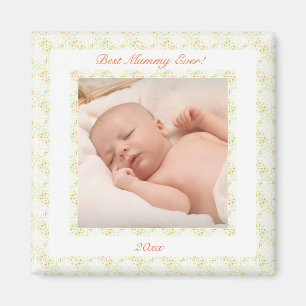 Muttertag Grün beste Mama-Mama-Foto-Geschenk Magnet