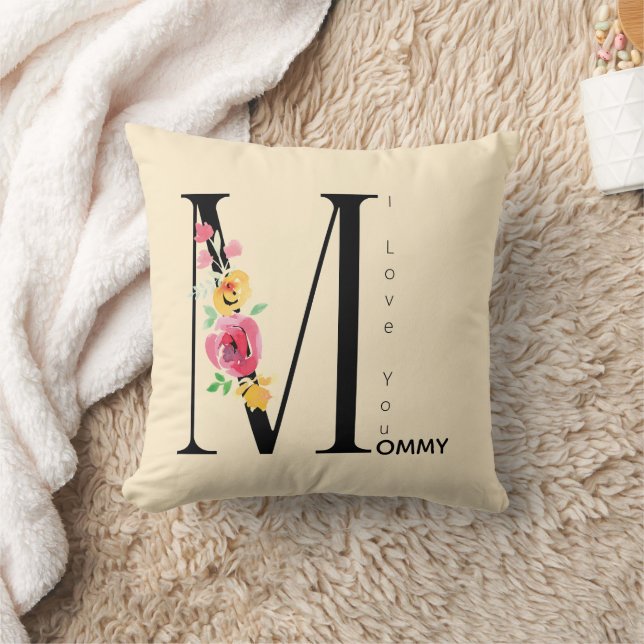 Muttertag, ich liebe dich Mama, Modern, Einfach  Kissen (Decke)