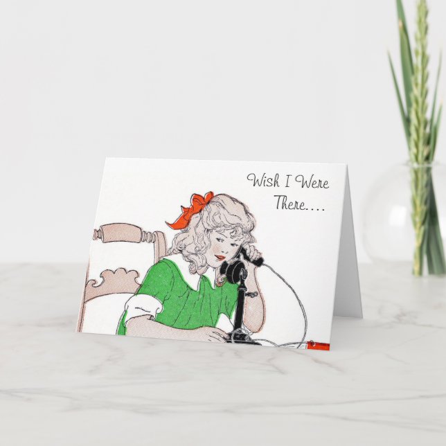 Muttertag in großer Entfernung Karte (Vorderseite)