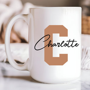 Muttertag Individueller Anfangsbuchstabe Name Ho Kaffeetasse