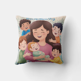 Muttertag individuelles Throw Kissen