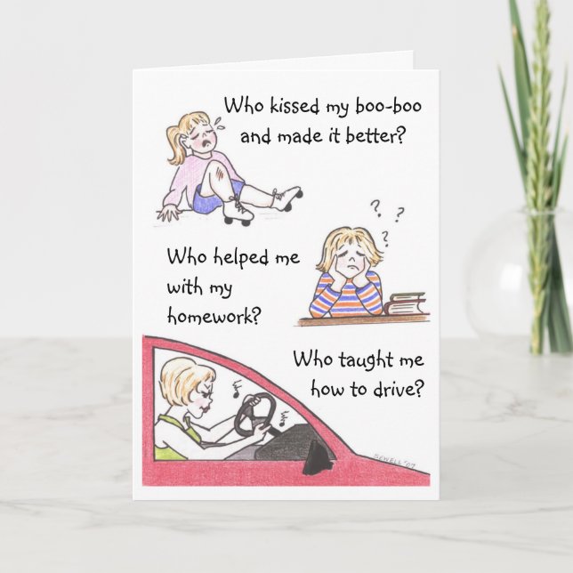 Muttertag Karte (Vorderseite)