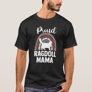 Muttertag Katzen-Mutti Katze Stolz Ragdoll Mama T-Shirt