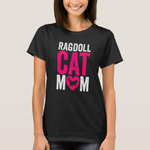 Muttertag Katzenmama Katze Ragdoll-Katze Mama Prem T-Shirt
