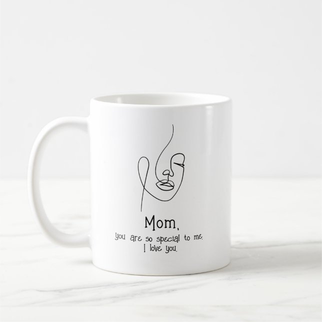 Muttertag, kundenspezifischer Kostenvoranschlag Kaffeetasse (Links)