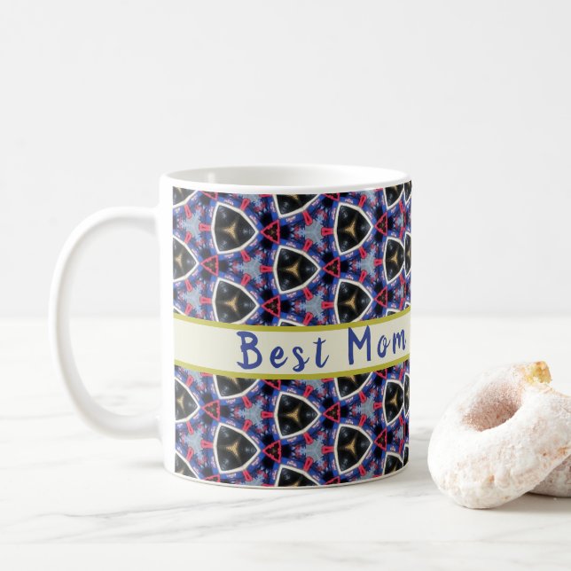 Muttertag, Leben in Liebe personalisieren Kaffeezu Kaffeetasse (Mit Donut)