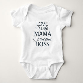 Muttertag - liebe Mama Boss Baby Strampler