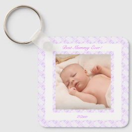 Muttertag Lilac Beste Mummy Mum Ever Foto Geschenk Schlüsselanhänger