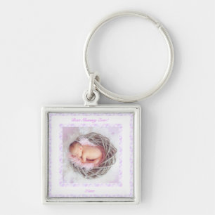 Muttertag Lilac Pink Bestes Mama-Foto Geschenk für Schlüsselanhänger