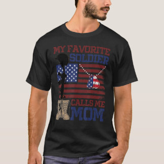 Muttertag Mein LieblingsSoldat nennt mich Mo T-Shirt